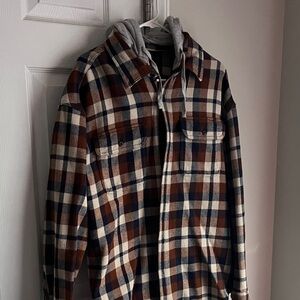 American Eagle Outfitters Checkered Flannel Shirt